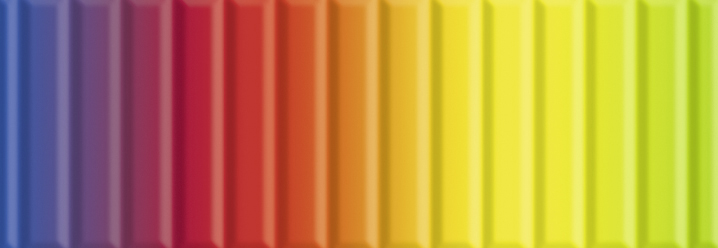 Bloc de carton ondulé arc-en-ciel 260g 50x70 - 10BL